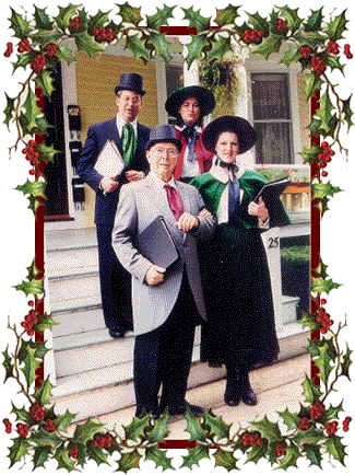 A Merry Christmas Carolers quartet.